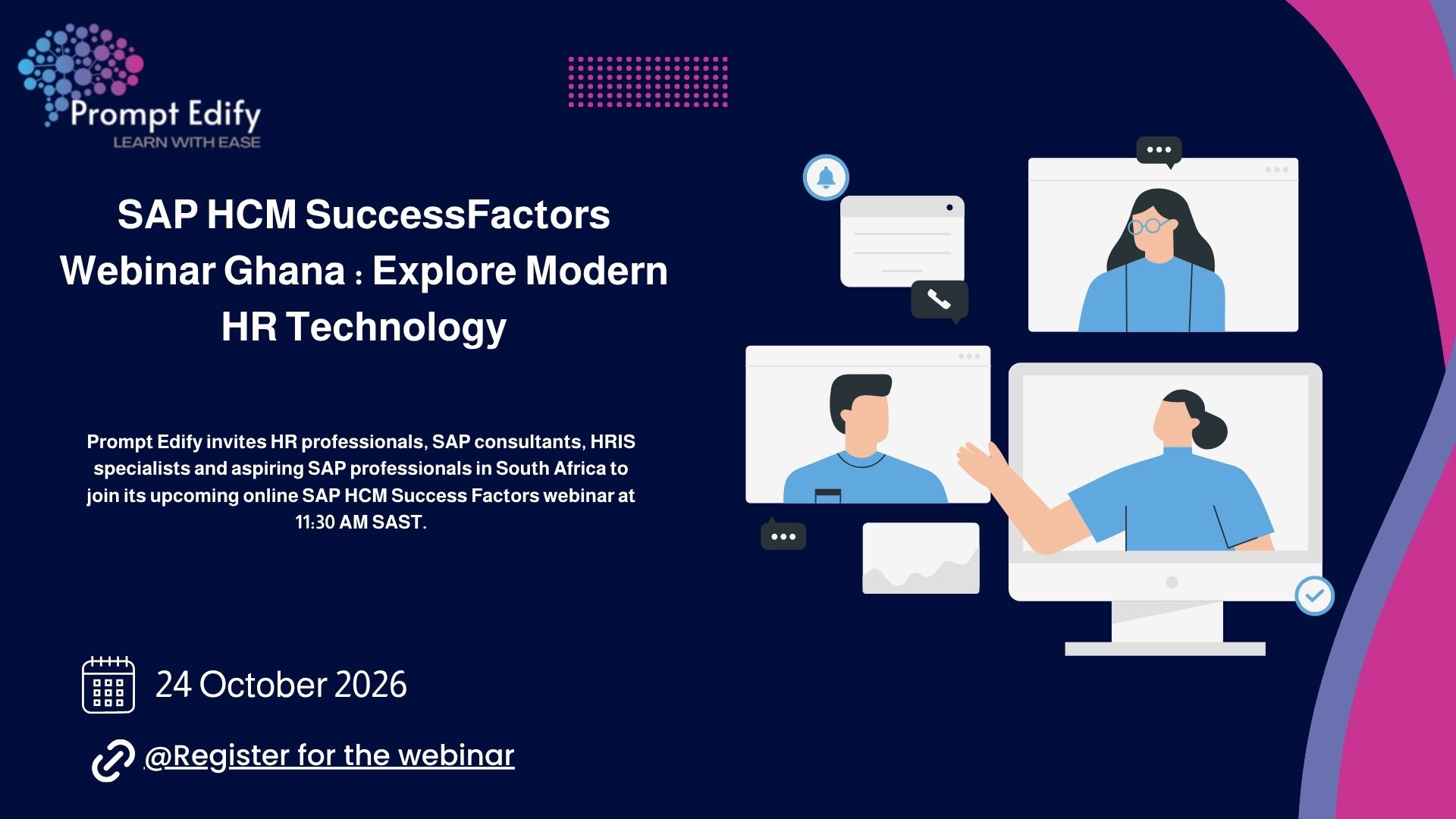 SAP HCM SuccessFactors Webinar Ghana : Explore Modern HR Technology · Partree